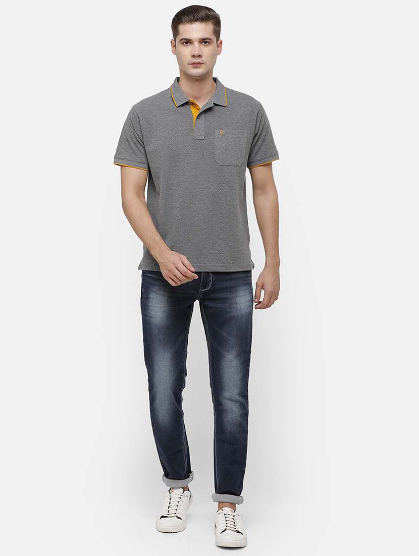 men pack of 2 solid regular fit polo t-shirt - 18317969 -  Standard Image - 3