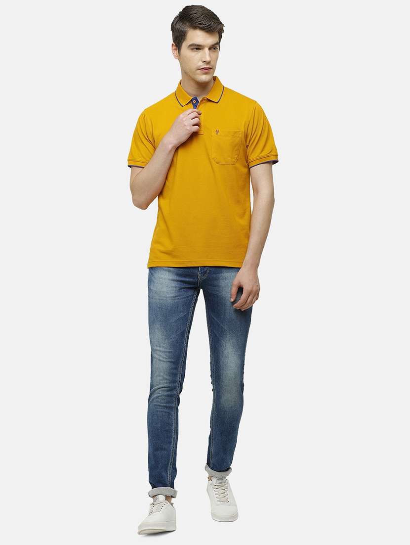 men pack of 2 solid regular fit polo t-shirt - 18317973 -  Standard Image - 3