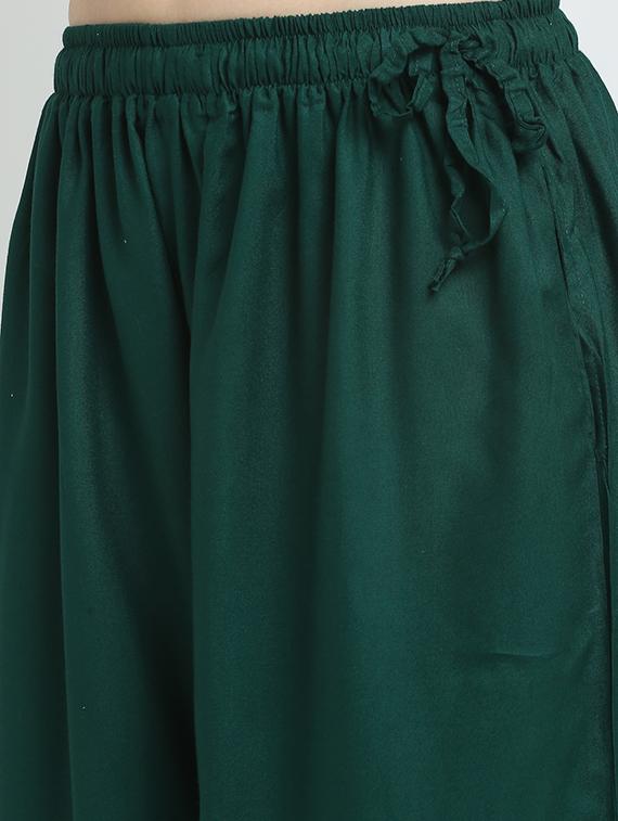 green rayon palazzos - 18318068 - Standard Image - 5
