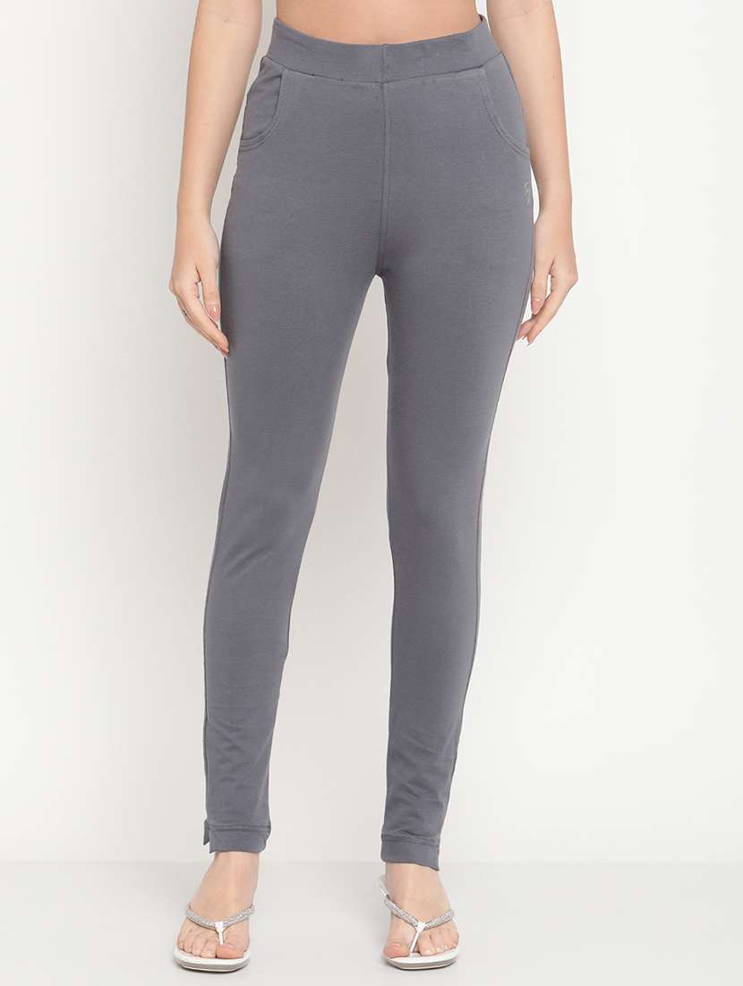 grey solid legging - 18318943 - Zoom Image - 0
