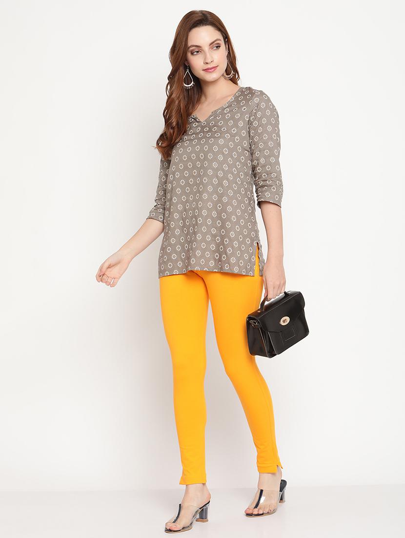 orange cotton leggings - 18318960 - Standard Image - 3