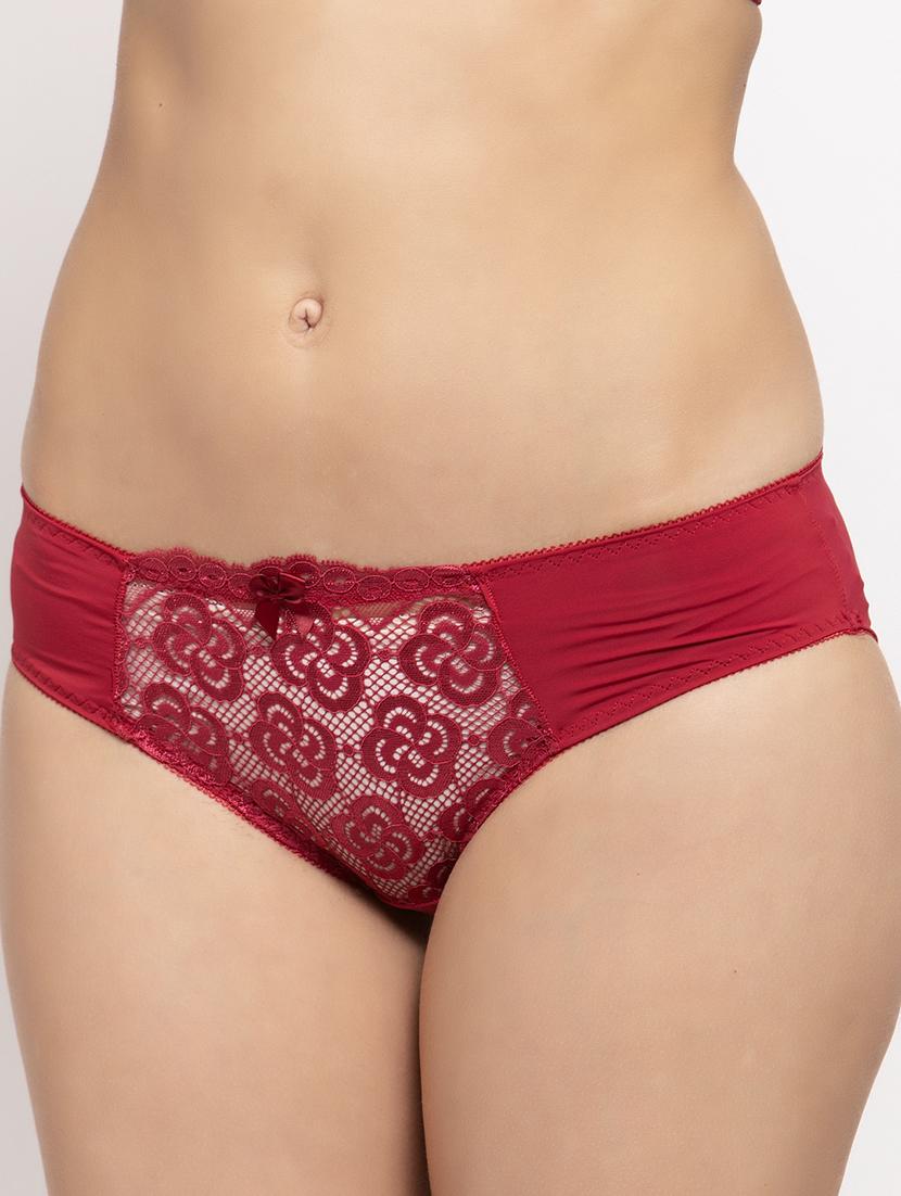 red laced bikini panty - 18319318 - Zoom Image - 0