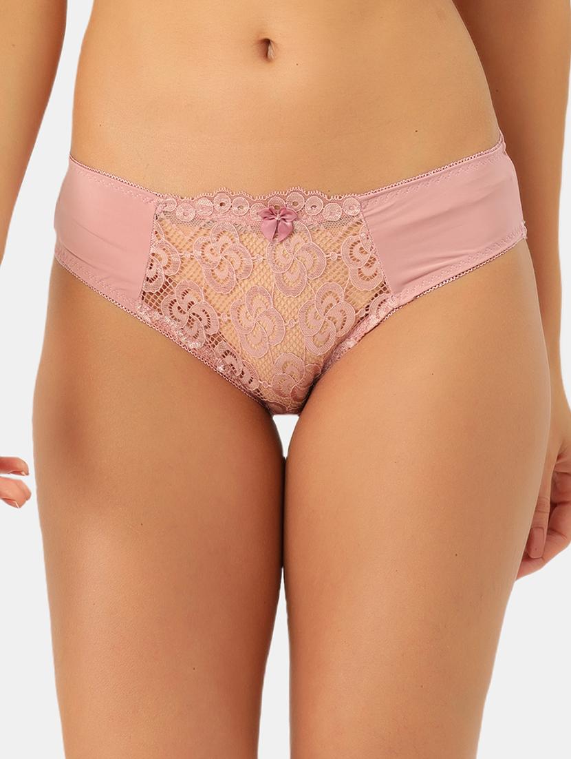 pink laced bikini panty - 18319319 - Zoom Image - 0