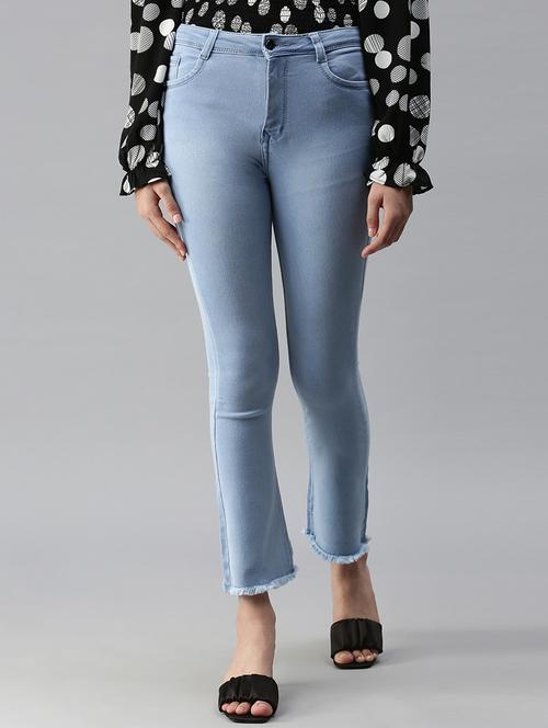 women's plain slim fit jeans - 18319659 - Standard Image - 0