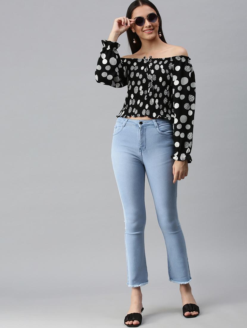 women's plain slim fit jeans - 18319659 - Standard Image - 3