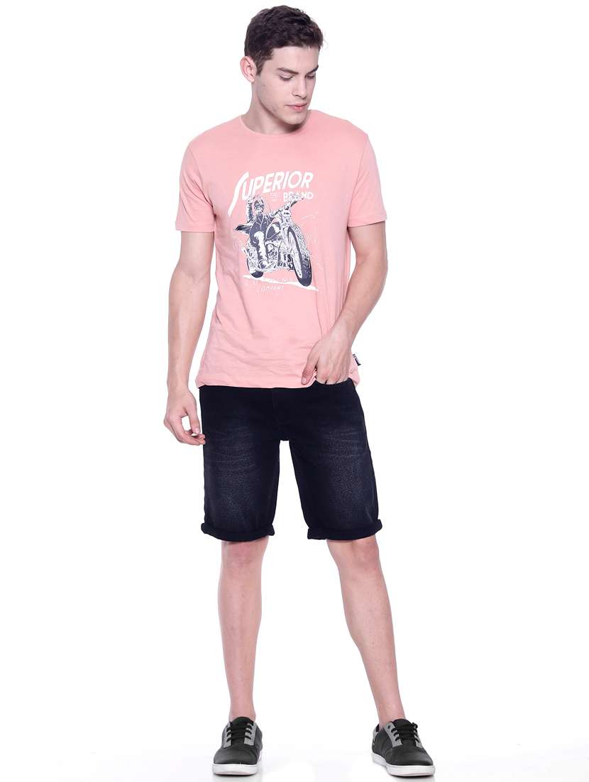 navy blue light washed short - 18319739 -  Standard Image - 3