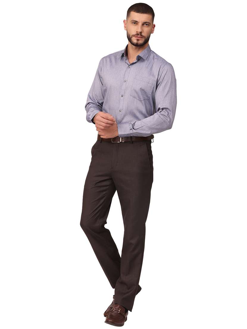 mens solids formal shirt - 18320652 -  Standard Image - 3