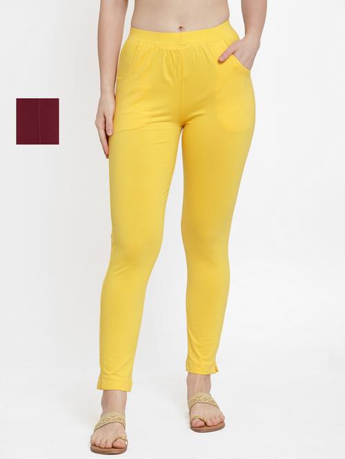 pack of 2 solid leggings  - 18321101 -  Standard Image - 0