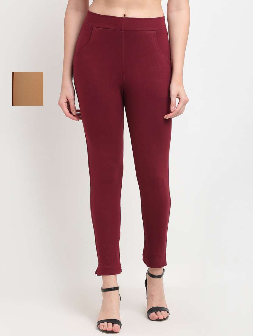 pack of 2 solid leggings 