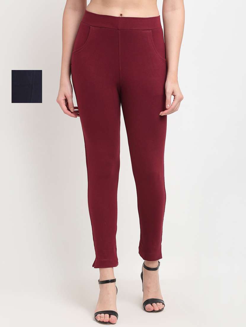 pack of 2 solid leggings  - 18321104 -  Zoom Image - 0