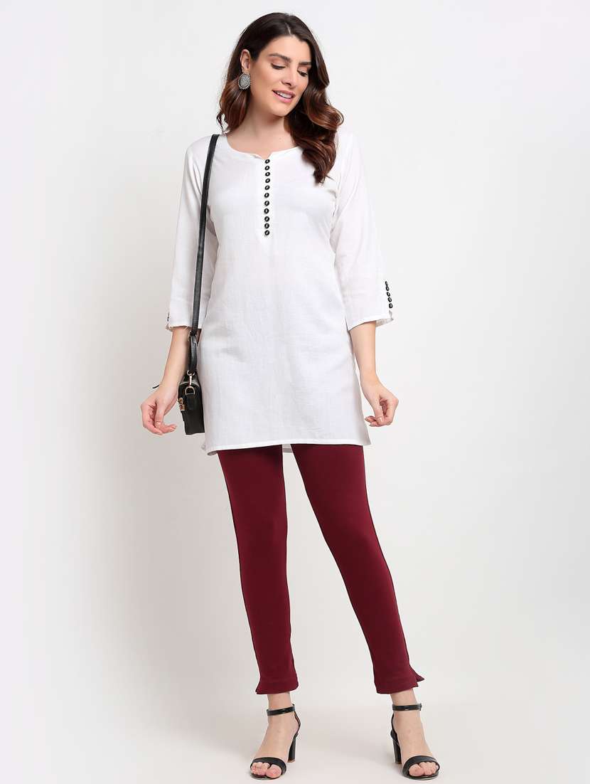 pack of 2 solid leggings  - 18321104 -  Standard Image - 5