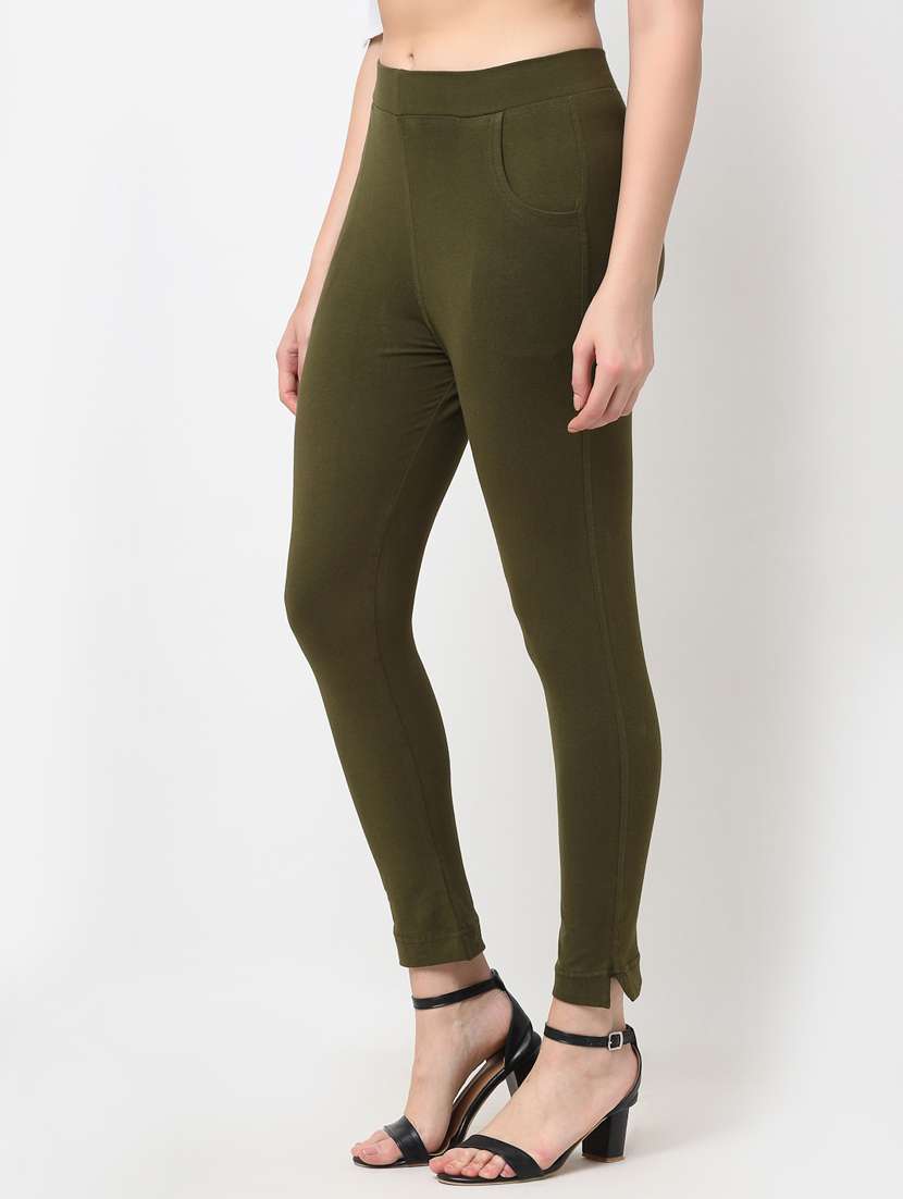 pack of 2 solid leggings  - 18321135 -  Standard Image - 3