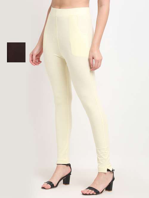 pack of 2 solid leggings  - 18321171 -  Standard Image - 0