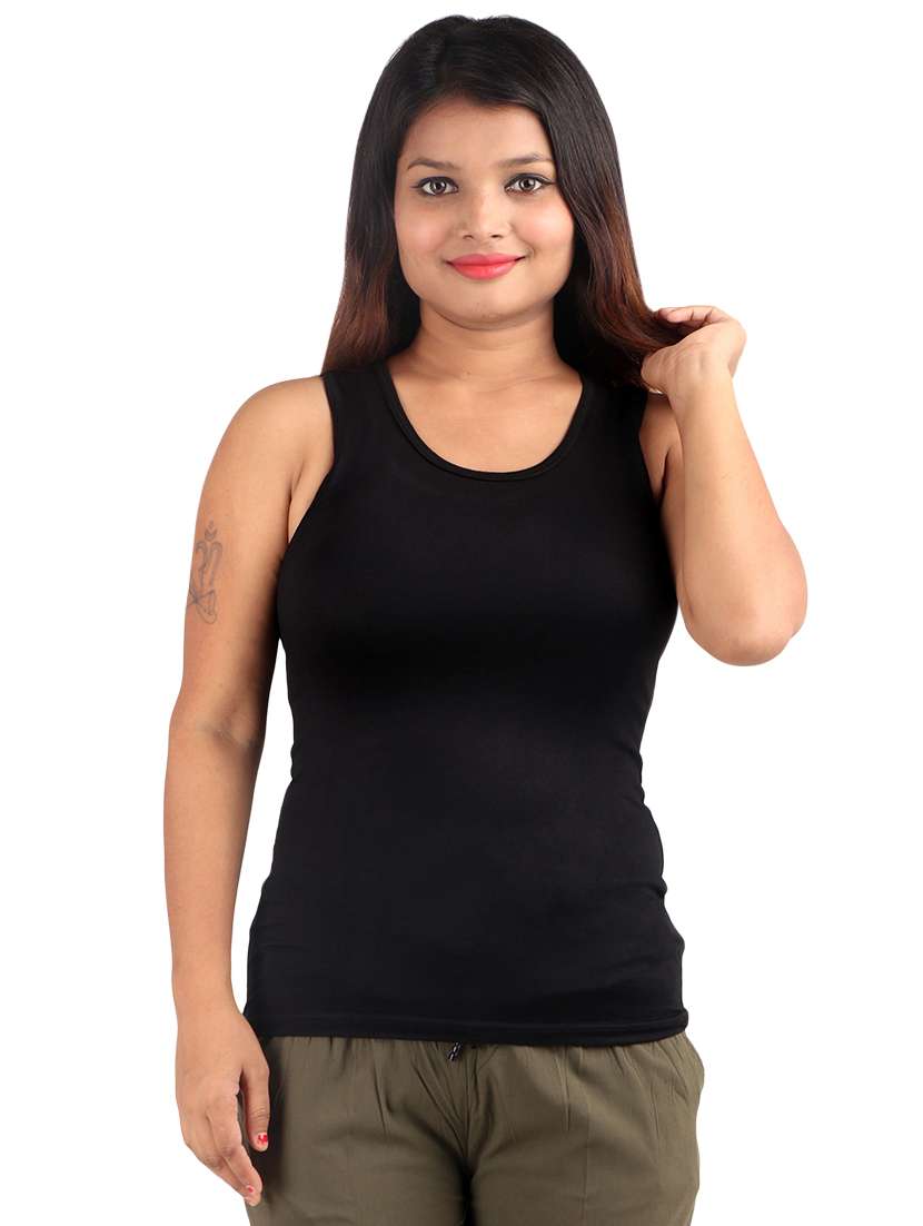 sleeveless solid camisole - 18321248 - Zoom Image - 0