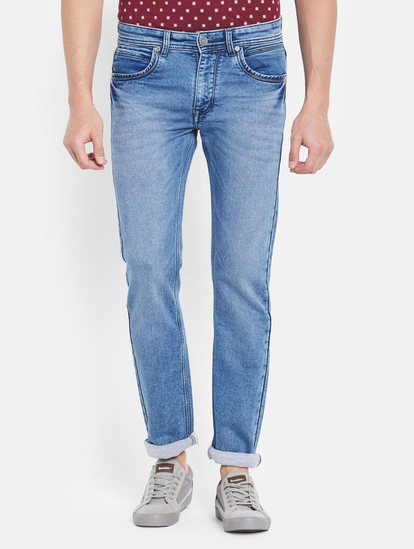 light blue light-washed denim jean - 18321281 - Zoom Image - 0