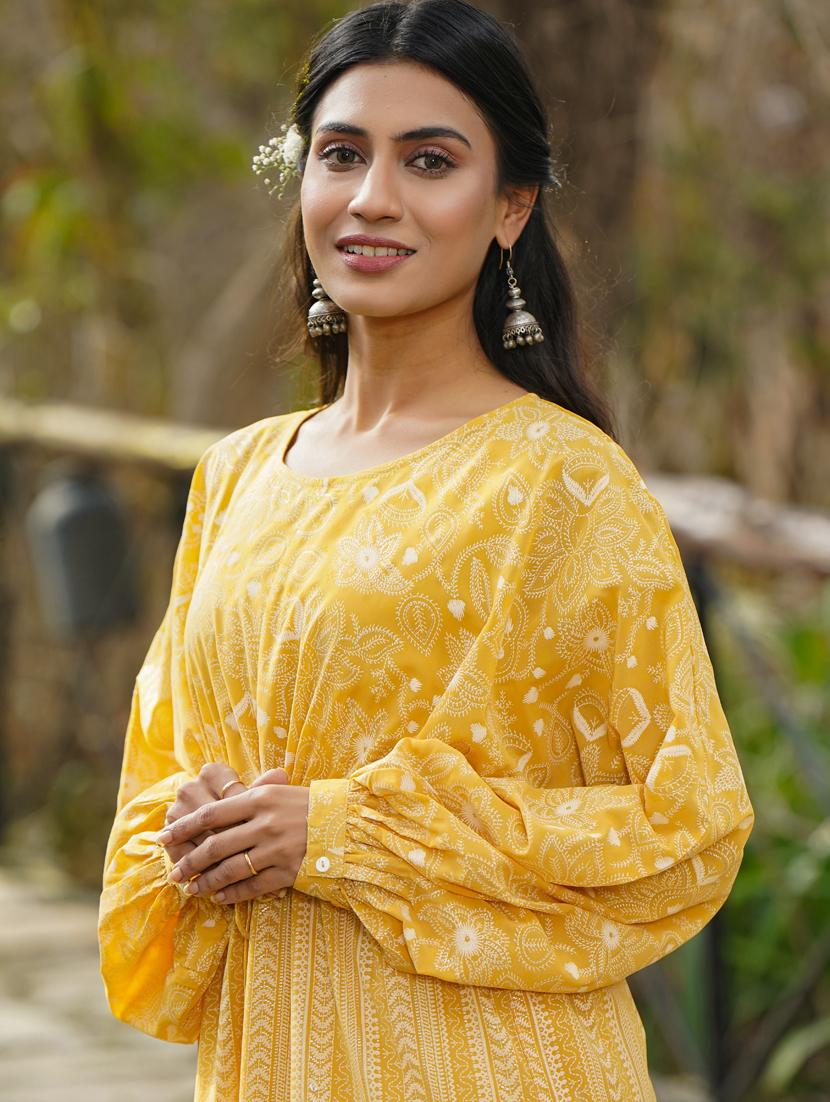 women's high-low kurta - 18321394 - Standard Image - 3