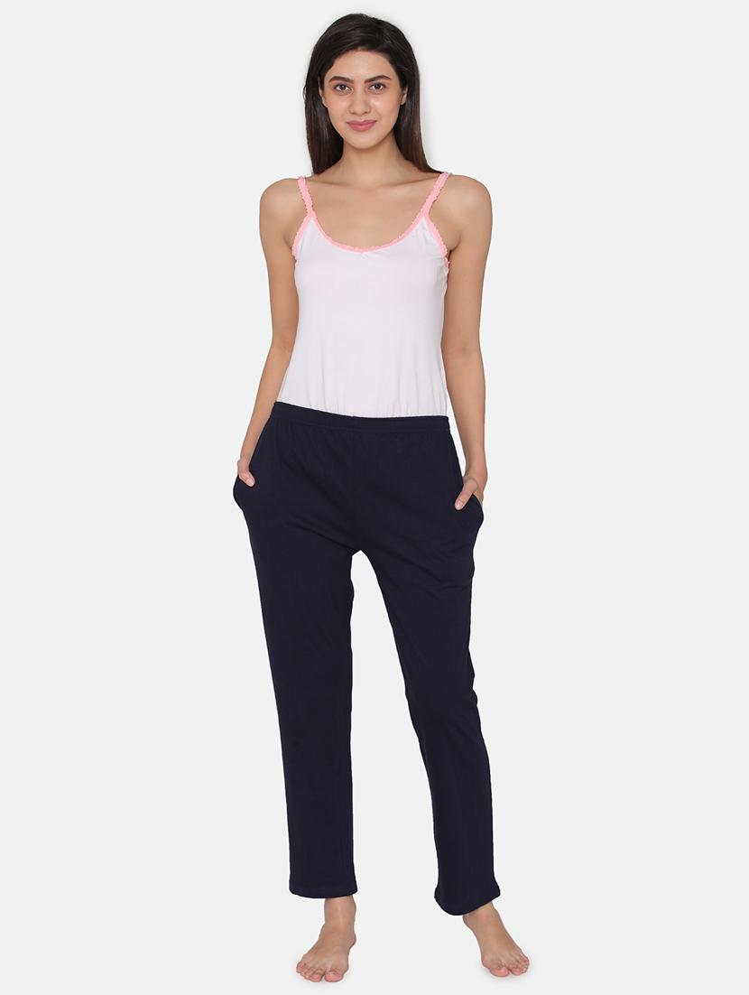 women mid rise solid jogger - 18321494 - Standard Image - 3