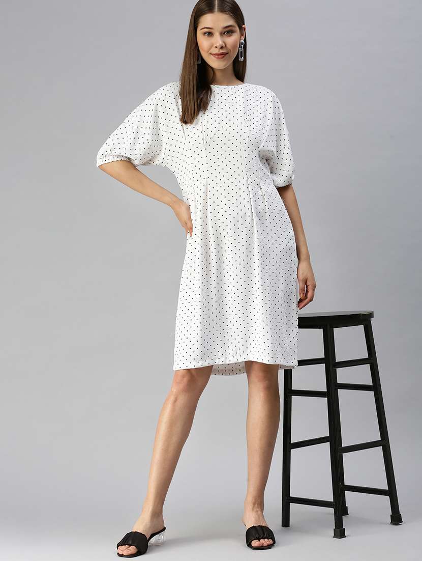women's self design dress - 18321838 - Standard Image - 3