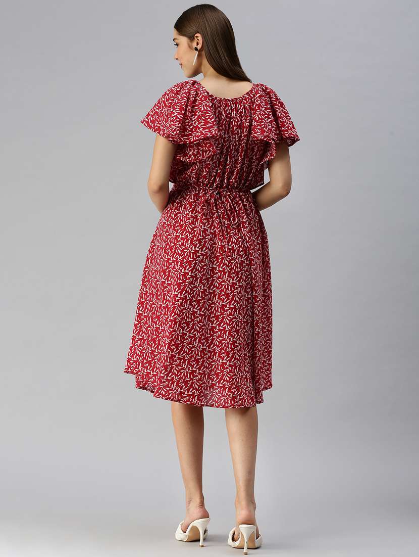 women's animal print dress - 18321841 - Standard Image - 3