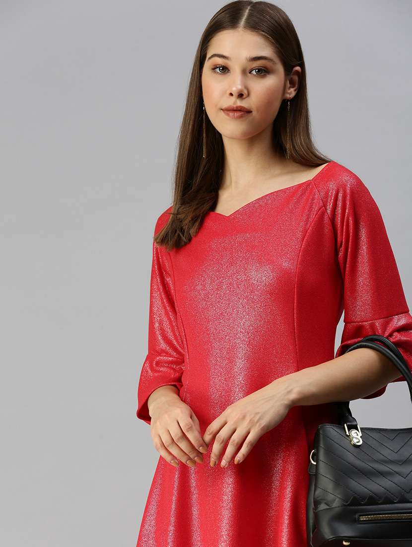 women's  self design dress - 18321847 -  Standard Image - 5