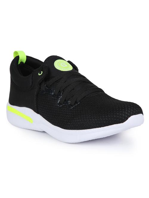 black fabric sport shoes - 18322356 - Standard Image - 0