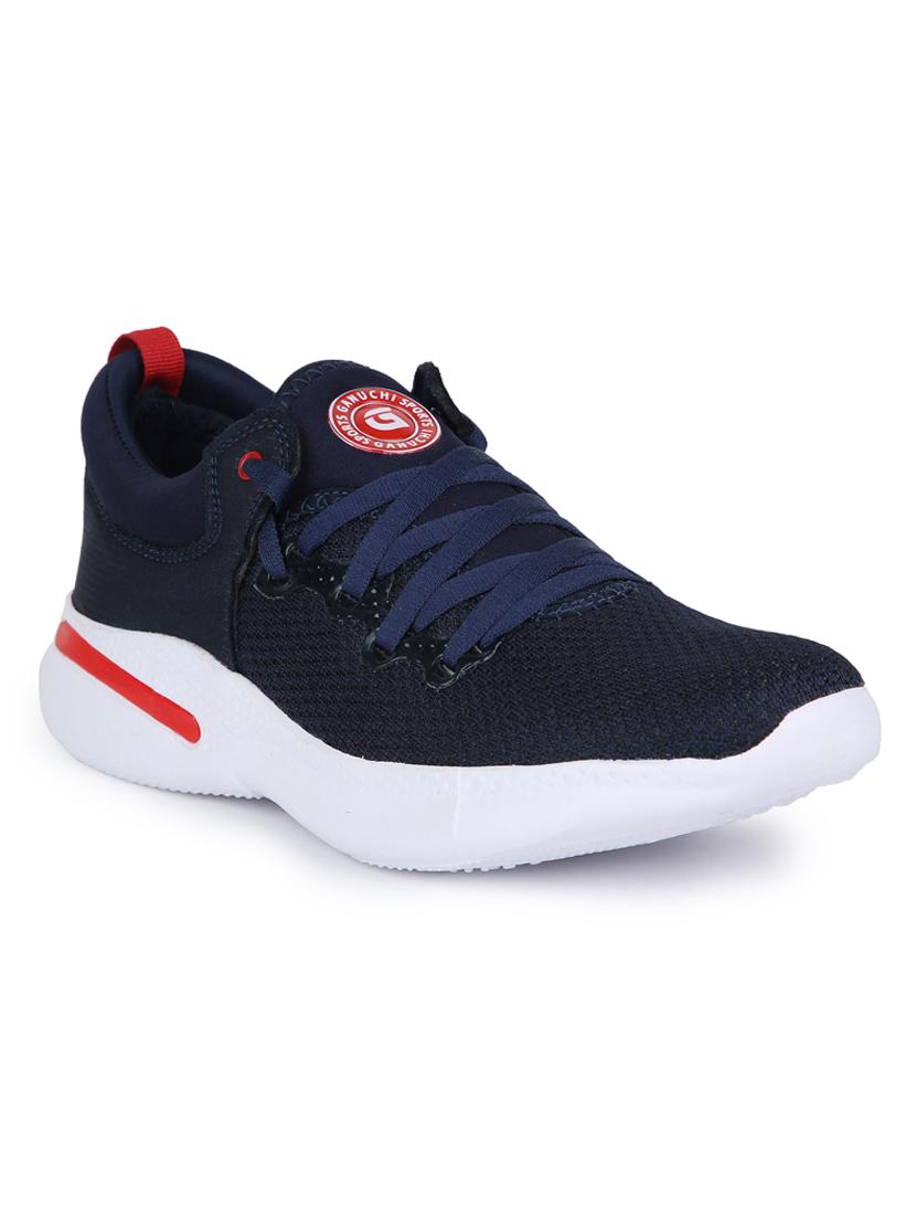 navy fabric sport shoes - 18322357 -  Zoom Image - 0