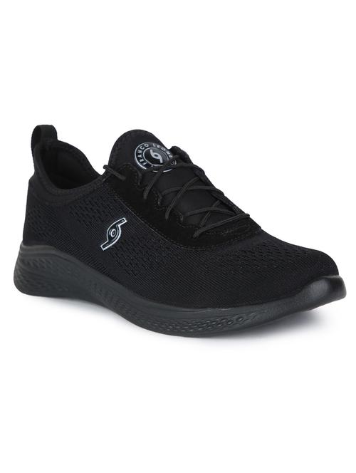 black fabric sport shoes - 18322361 - Standard Image - 0