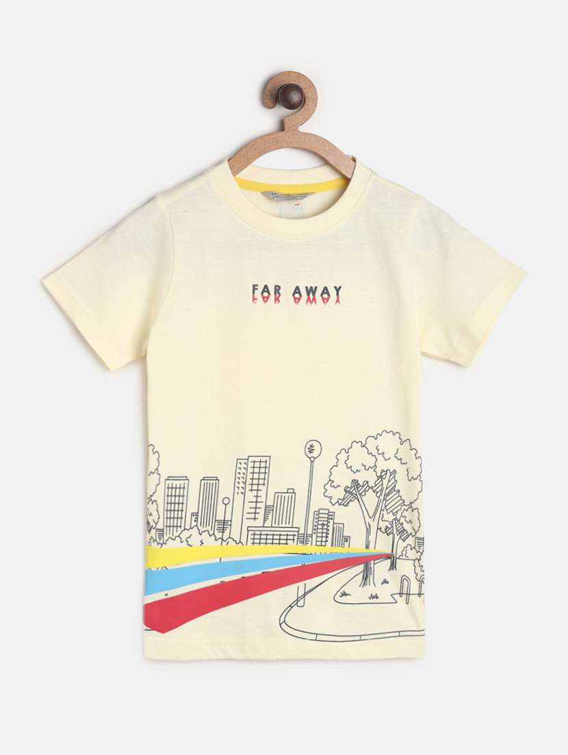mellow yellow graphic  t-shirt