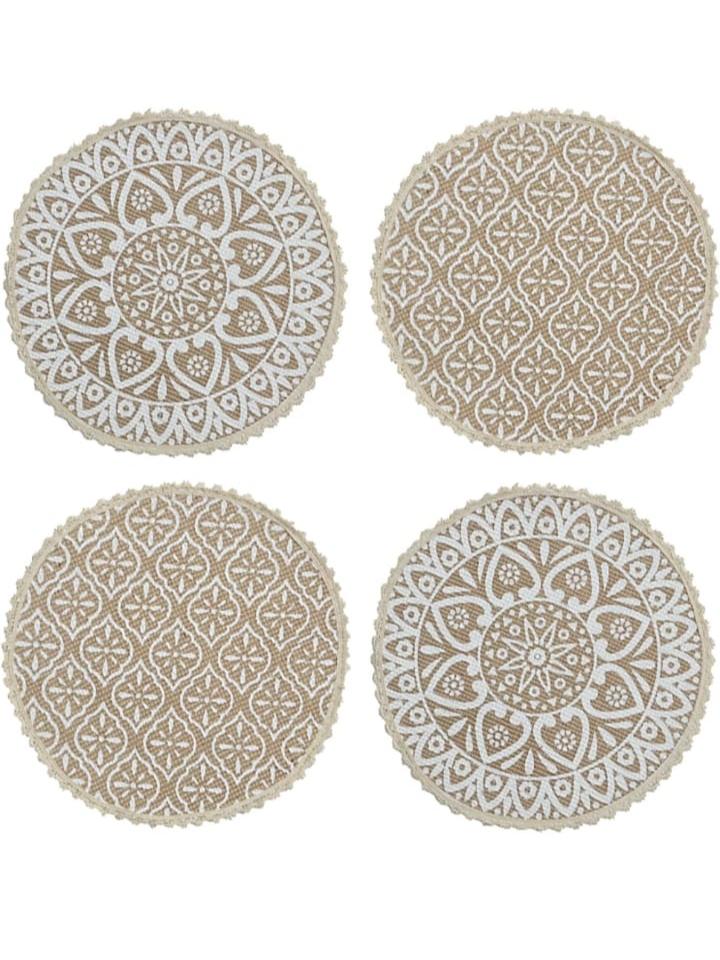 cotton fabric table mat pack of  - 18322729 -  Zoom Image - 0