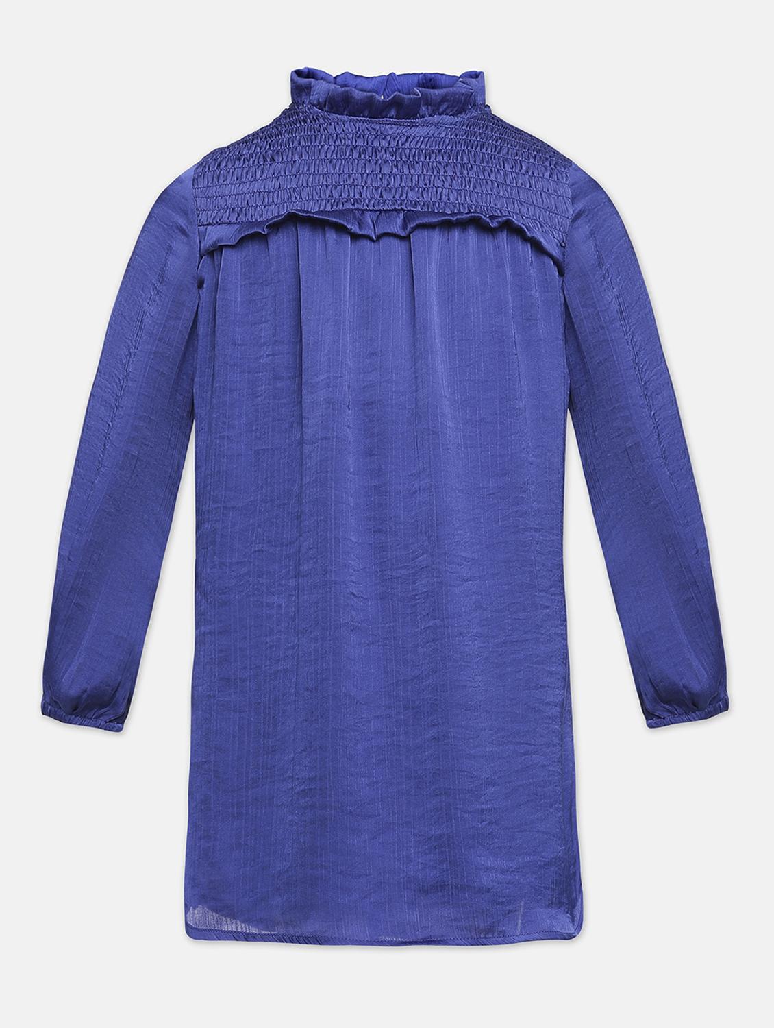 girls mock neck long sleeves frock - 18323704 -  Zoom Image - 0