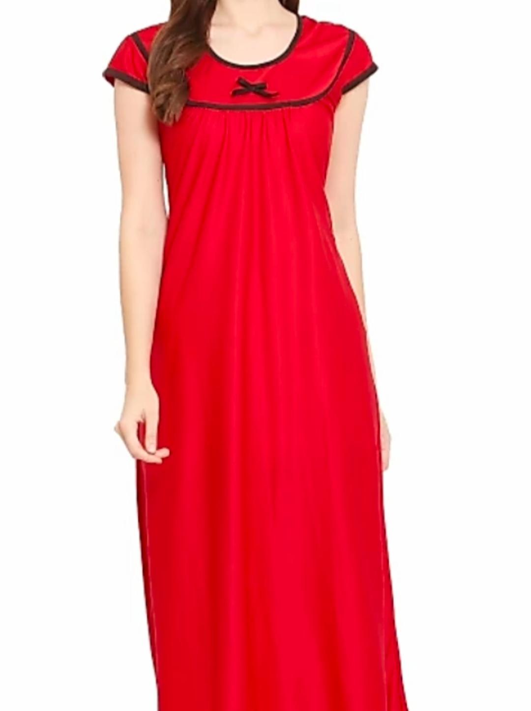 red hosiery sleepshirts & nighty - 18323761 - Zoom Image - 0