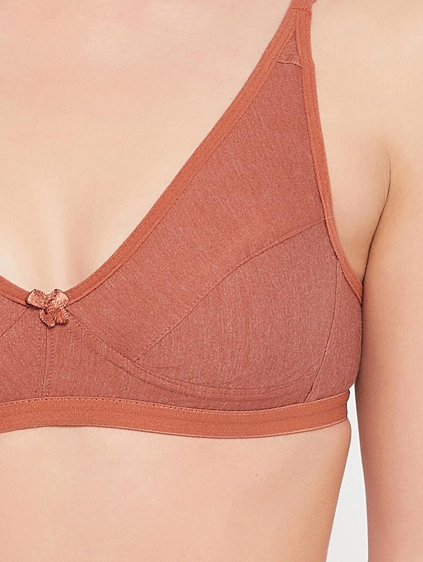 orange solid t-shirt bra - 18323902 - Standard Image - 3