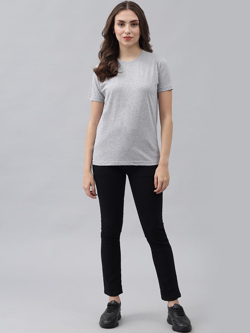 round neck solid tee - 18324509 - Standard Image - 3