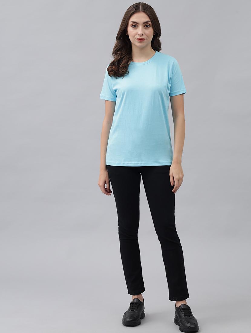 round neck solid tee - 18324519 - Standard Image - 3