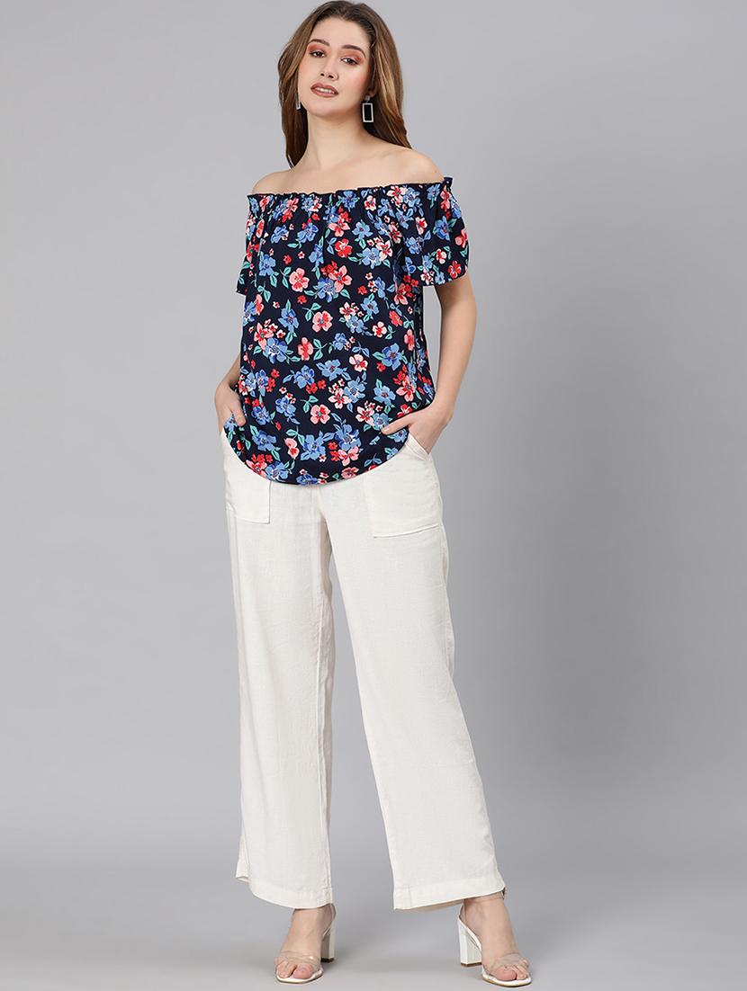 women's a line off shoulder top - 18324581 - Standard Image - 3