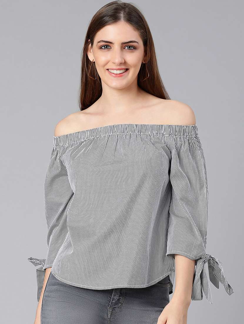 women's straight off shoulder top - 18324588 -  Zoom Image - 0