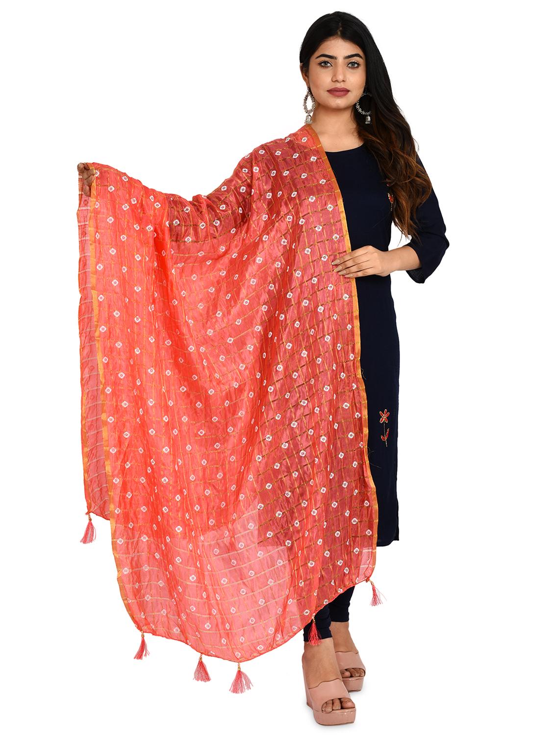 pink chiffon dupatta - 18324673 - Zoom Image - 0
