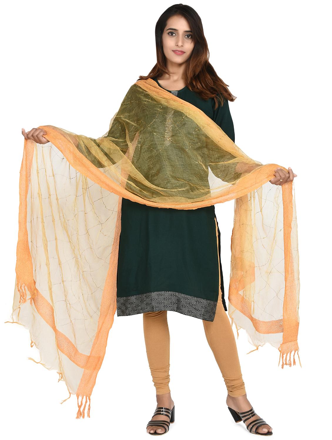 beige chiffon dupatta - 18324722 - Zoom Image - 0
