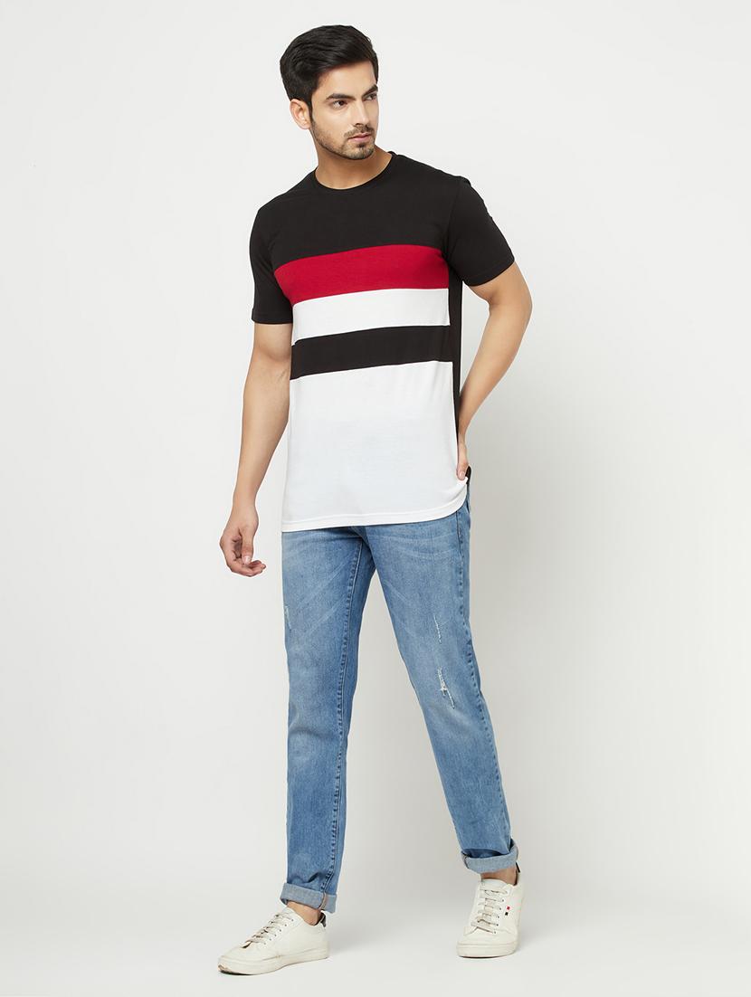 black chest-printed t-shirt - 18324781 - Standard Image - 3