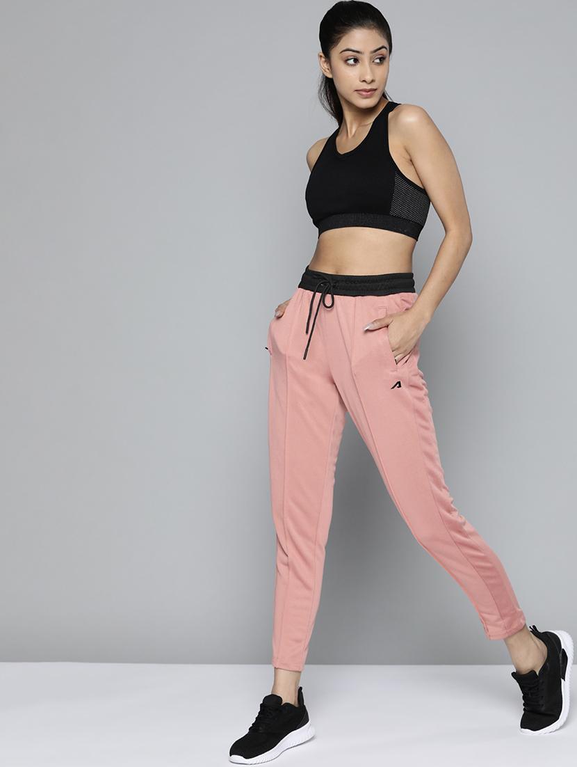 drawstring waist solid track pant - 18325041 - Standard Image - 3