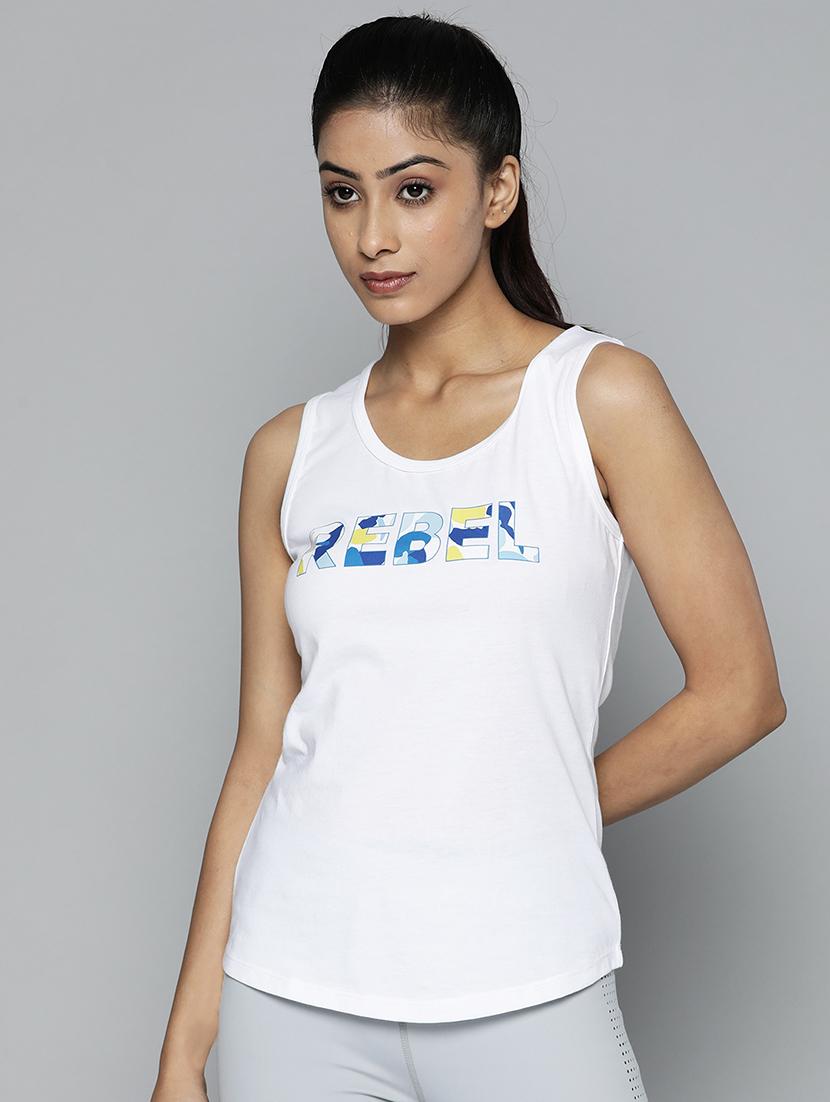 sleeveless printed regular tee - 18325145 -  Zoom Image - 0