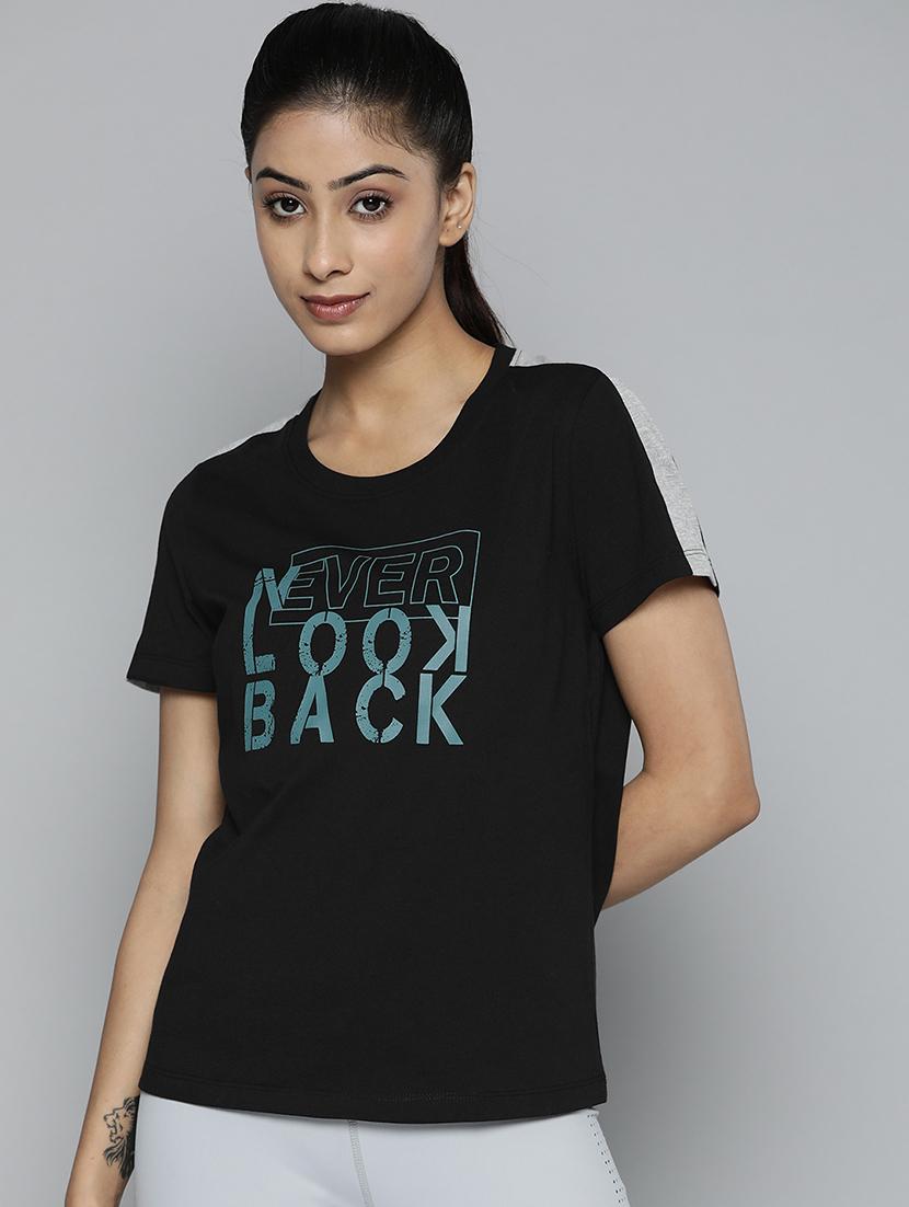 round neck printed regular tee - 18325149 - Zoom Image - 0