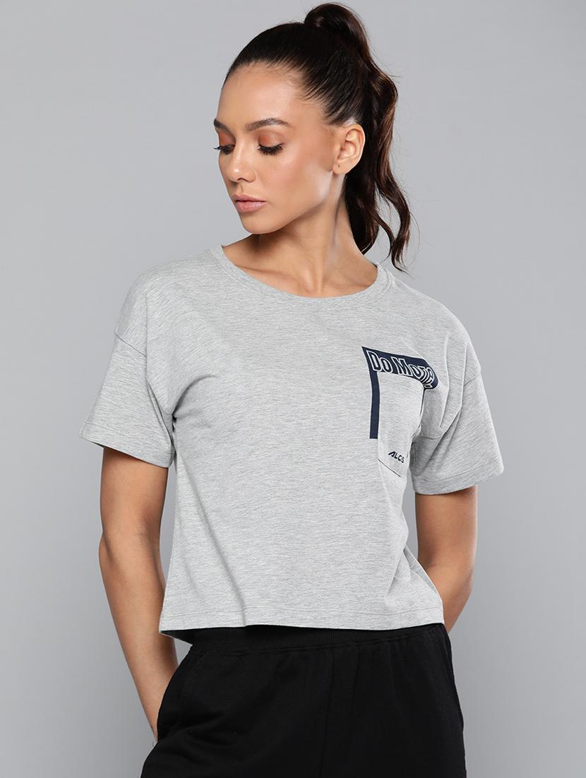 round neck printed regular tee - 18325152 - Zoom Image - 0