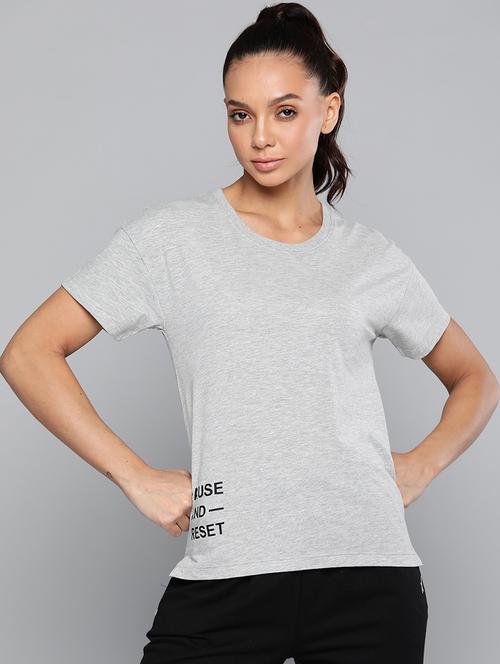 round neck printed regular tee - 18325154 - Standard Image - 0
