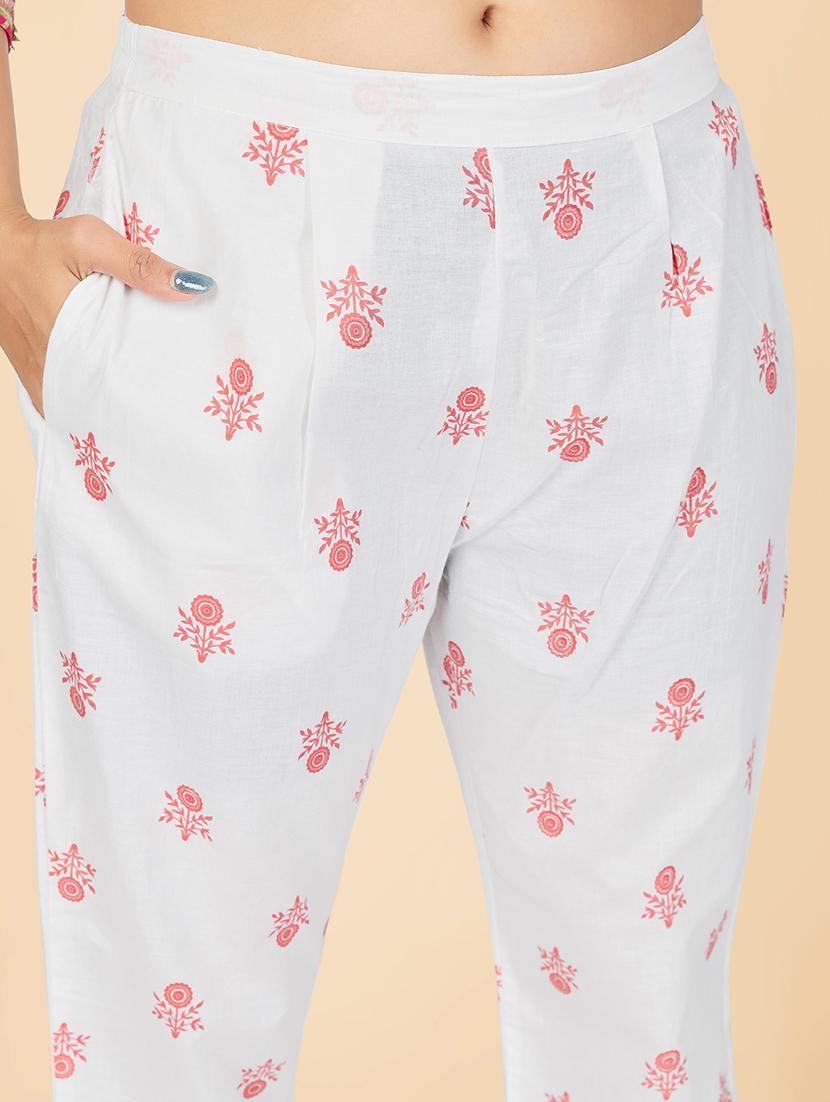 peach cotton suit set - 18325331 - Standard Image - 3
