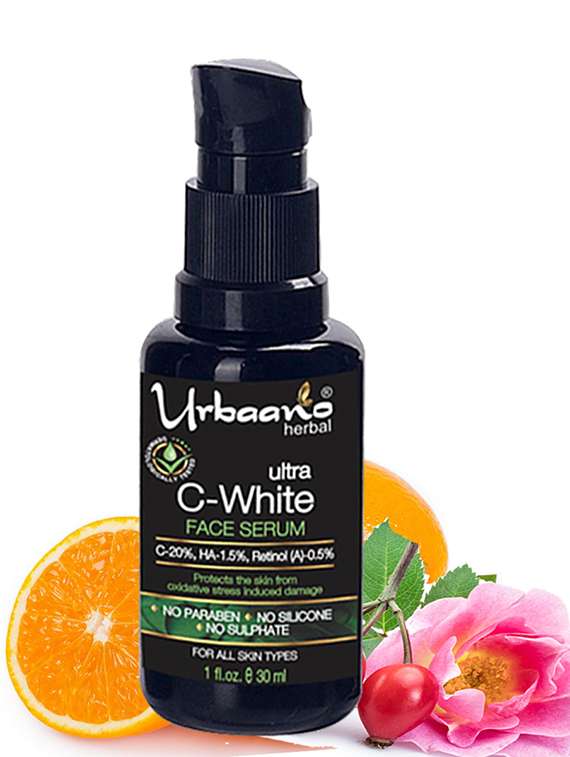 vitamin c - 20%, niacinamide 2%, ha 1.5% & retinol (vit a) 0.5% - for glow, bright, even tone & anti aging face serum