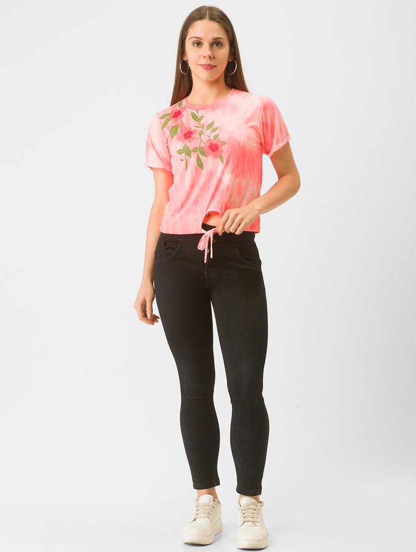 women's all over print crew neck t-shirt - 18326101 - Standard Image - 3