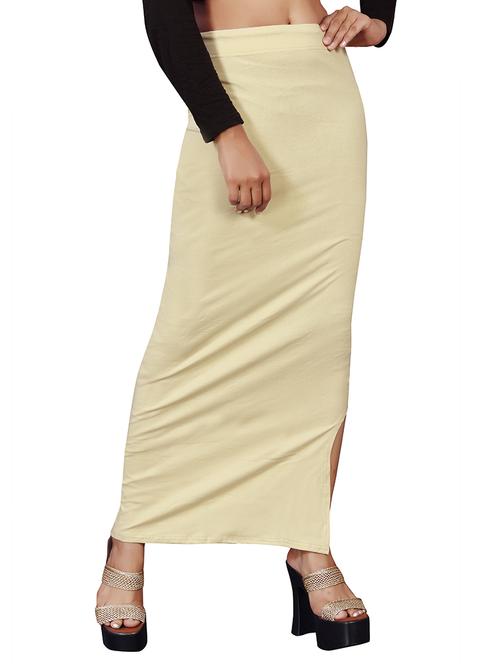 beige solid saree shaper shapewear - 18326257 - Standard Image - 0