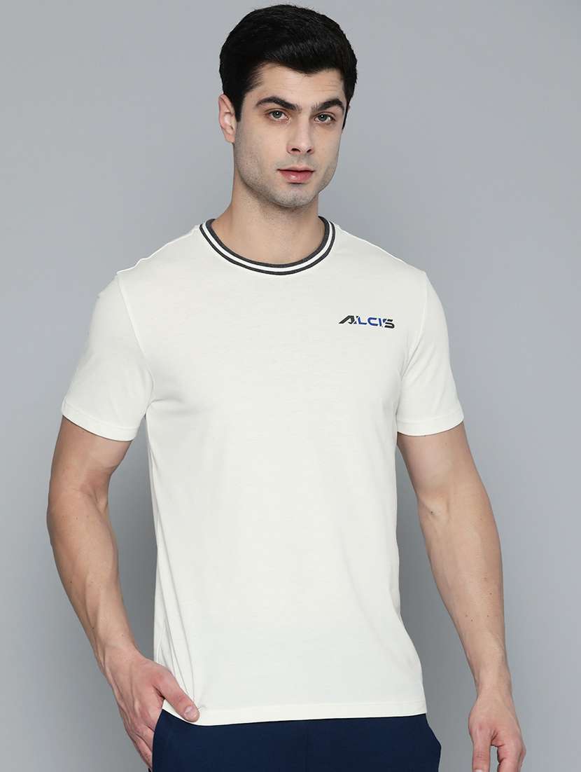 white solid t-shirt - 18326515 -  Zoom Image - 0