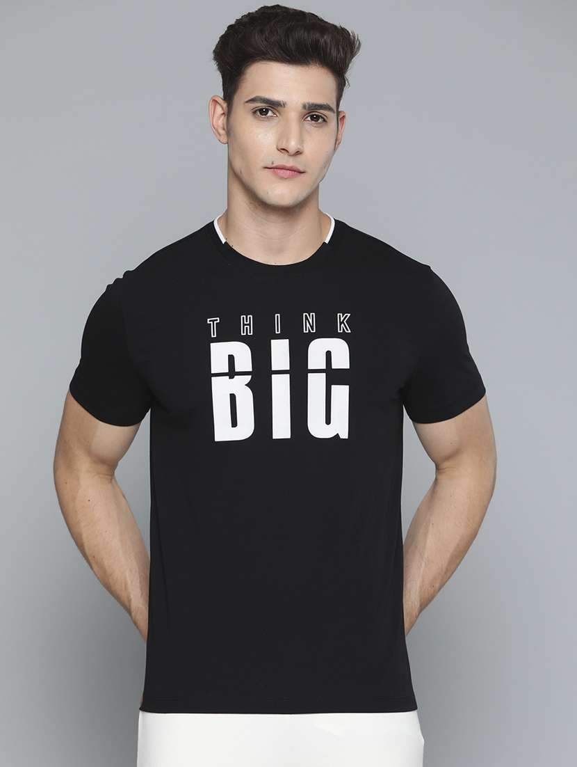white chest-printed t-shirt - 18326520 - Zoom Image - 0